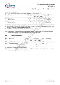 BTS52352LAUMA1 Datasheet Page 14