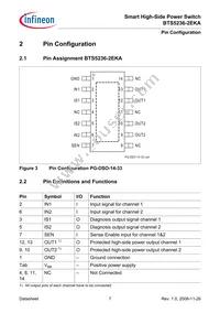 BTS5236-2EKA Datasheet Page 7