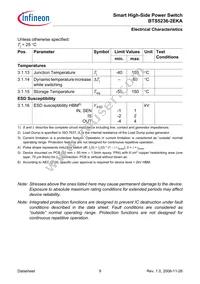 BTS5236-2EKA Datasheet Page 9