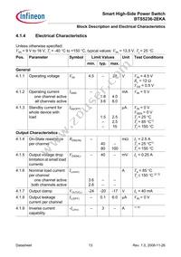 BTS5236-2EKA Datasheet Page 13