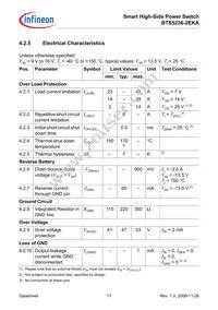 BTS5236-2EKA Datasheet Page 17