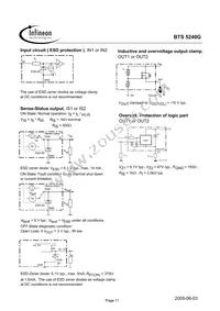 BTS5240GNT Datasheet Page 11