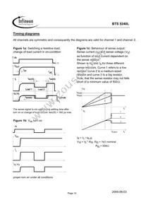 BTS5240LNT Datasheet Page 14