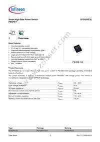 BTS52422LAUMA1 Datasheet Page 3