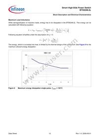 BTS52462LAUMA1 Datasheet Page 12