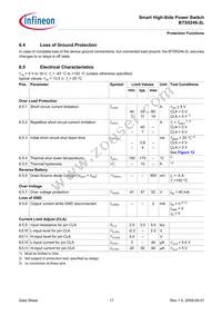 BTS52462LAUMA1 Datasheet Page 17