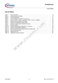 BTS54040LBAAUMA1 Datasheet Page 9