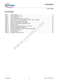 BTS54040LBBAUMA1 Datasheet Page 6