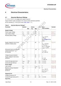 BTS54040LBFAUMA1 Datasheet Page 13