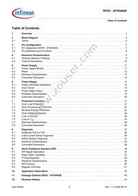 BTS5562EAUMA1 Datasheet Page 2