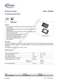 BTS5562EAUMA1 Datasheet Page 3