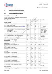 BTS5562EAUMA1 Datasheet Page 9