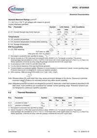 BTS5562EAUMA1 Datasheet Page 10