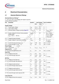 BTS5662EAUMA1 Datasheet Page 9