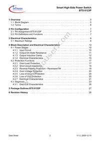 BTS6123P Datasheet Page 2