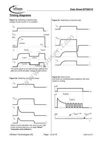 BTS6510B Datasheet Page 13