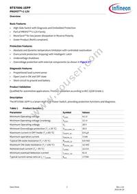 BTS70061EPPXUMA1 Datasheet Page 2