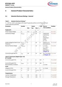 BTS70081EPPXUMA1 Datasheet Page 7