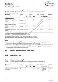 BTS70081EPPXUMA1 Datasheet Page 8