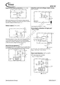 BTS707 Datasheet Page 7