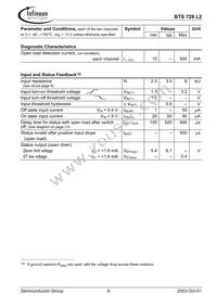 BTS728L2 Datasheet Page 6