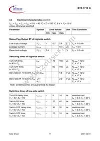 BTS7710GNUMA1 Datasheet Page 11
