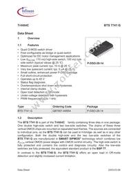 BTS7741GNUMA1 Datasheet Cover