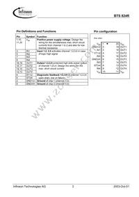 BTS824R Datasheet Page 3