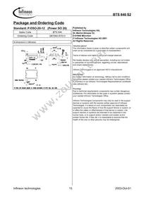 BTS840S2 Datasheet Page 15