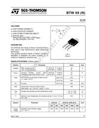 BTW68-200RG Datasheet Cover