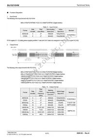 BU1521GVW-E2 Datasheet Page 8