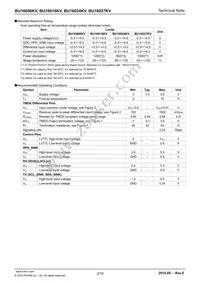 BU16006KV-E2 Datasheet Page 2