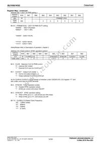 BU16501KS2-E2 Datasheet Page 14