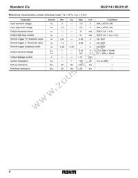 BU2114F-E2 Datasheet Page 4