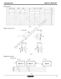 BU2114F-E2 Datasheet Page 7