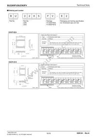 BU2285FV-E2 Datasheet Page 16