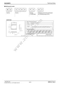 BU2365FV-E2 Datasheet Page 16