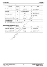 BU24020GU-E2 Datasheet Page 5