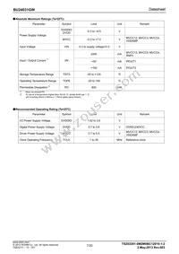 BU24031GW-E2 Datasheet Page 7