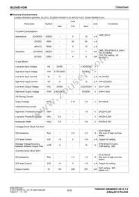 BU24031GW-E2 Datasheet Page 8