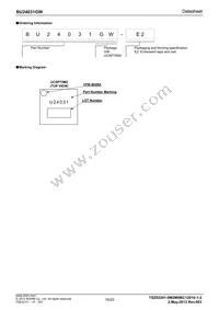 BU24031GW-E2 Datasheet Page 18