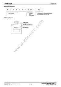 BU24032GW-E2 Datasheet Page 17