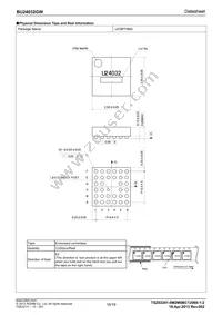 BU24032GW-E2 Datasheet Page 18