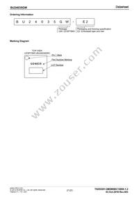 BU24035GW-E2 Datasheet Page 21