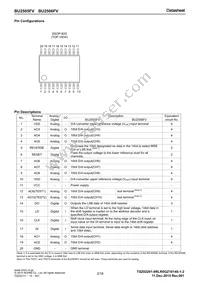BU2506FV-E2 Datasheet Page 2
