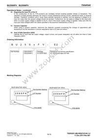 BU2506FV-E2 Datasheet Page 16