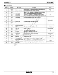 BU2624AF-E2 Datasheet Page 3