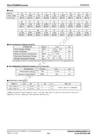 BU26TD2WNVX-TL Datasheet Page 3