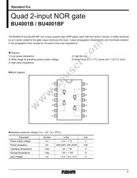 BU4001B Datasheet Cover