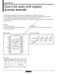BU4015B Datasheet Cover